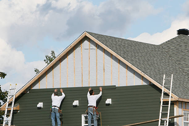 Professional Siding Installation technician working in Media, PA